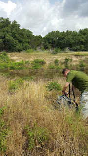 I just finished my 3rd creek crossing of the trip.  At least being wet kept me a little cooler