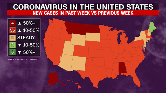 Situación del coronavirus en EEUU