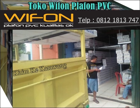 Jual Plafon PVC wifon Karawang Harga Murah per meter terpasang
