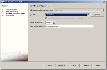 configurando glassfish netbeans