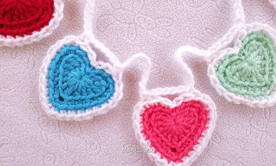 Crochet Heart Bunting 1