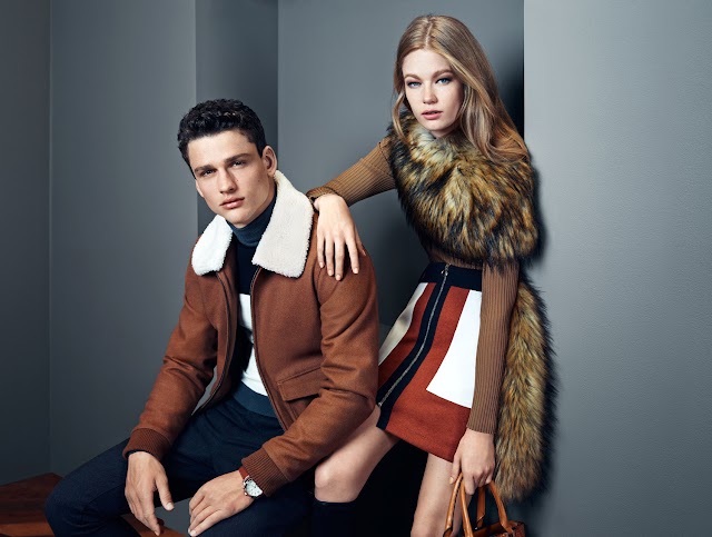 Ad Campaign: River Island Fall/Winter 2015.16: Hollie-May Saker & Simon Nessman by Emma Summerton