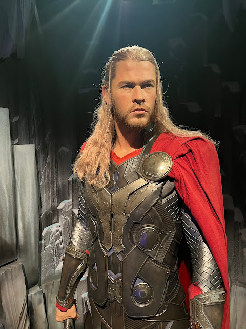 Wax figure of Thor at Madame Tussauds