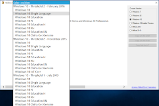 Download file ISO windows langsung dari Server Microsoft Tanpa Memasukan Product Key