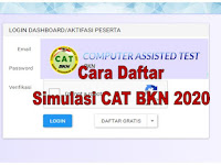 Cara Daftar Simulasi CAT BKN Tahun 2020