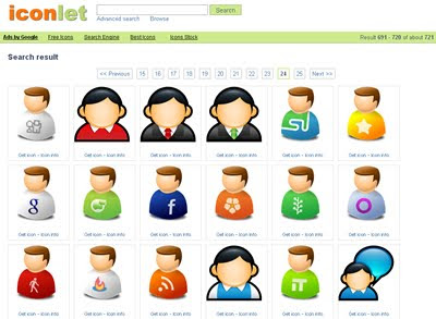 Buscador Web de Iconos - Iconlet