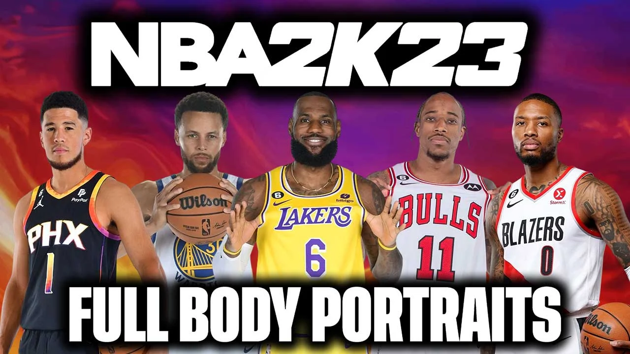 NBA 2K23 Body Portraits All 30 NBA Teams Pack