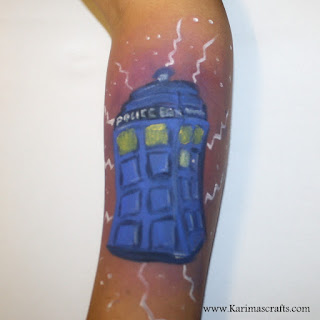 sci fi star wars dr who teenage mutant ninja turtles face painting tardis