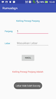 Membuat Aplikasi Menghitung Luas dan Keliling Persegi Panjang Dengan Android Studio