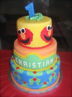 Elmo Birthday Cake