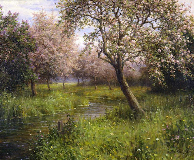 Landscape Painting by American Artist Louis Aston Knight