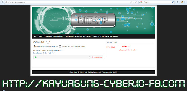 SEO Template Dari BIT-XP Kayuagung Cyber Team