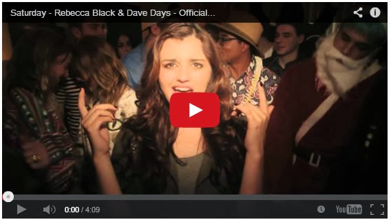 Videoclip de "Saturday" con Rebecca Black y Dave Days