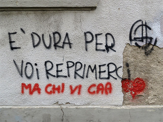 Graffiti, Via Fiorenza, Livorno