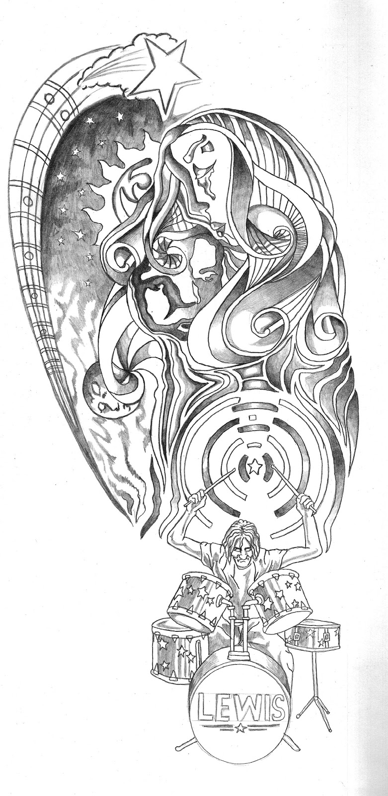 Tattoo design.