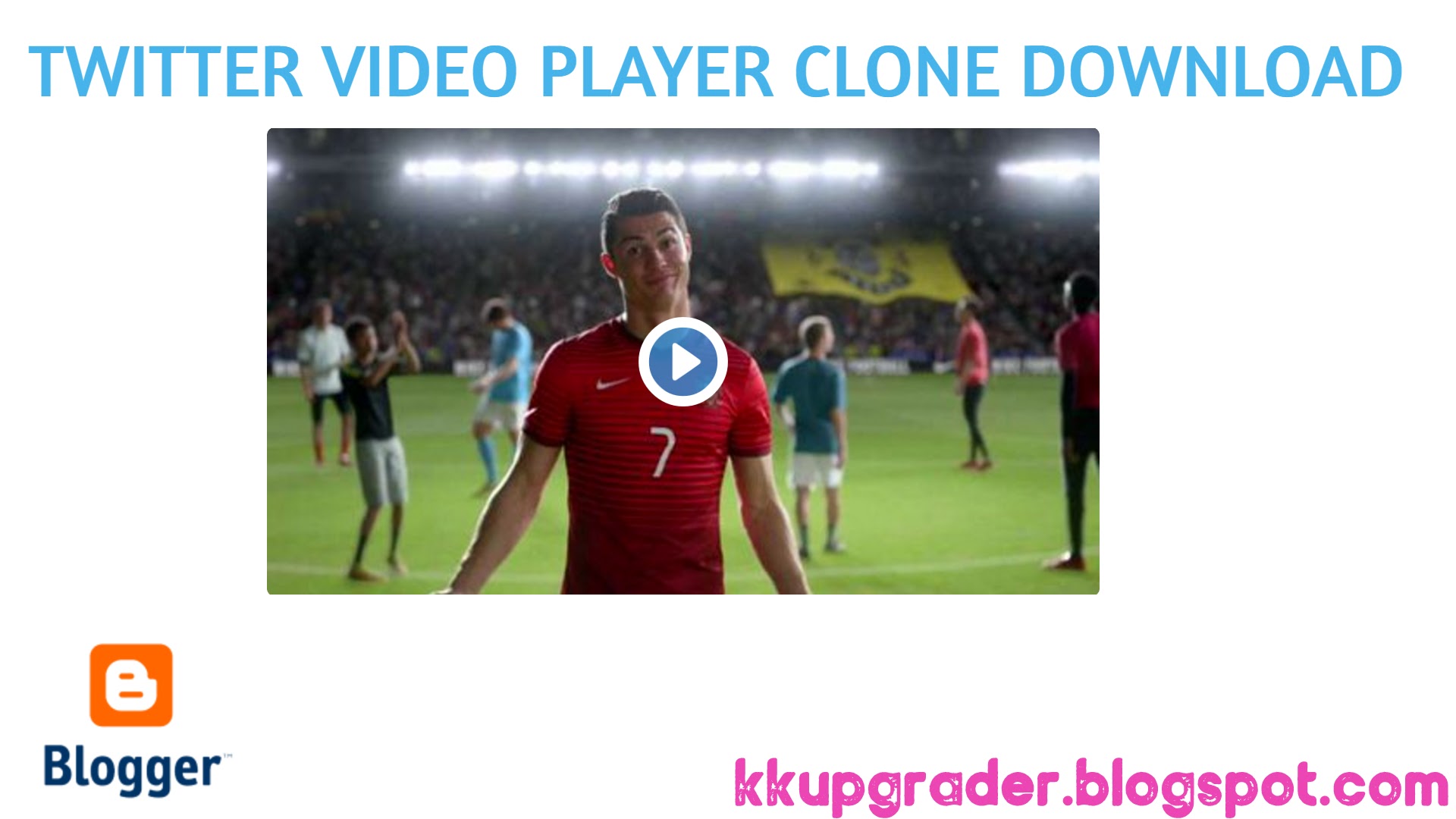 Twitter Video Player Installation Blogger