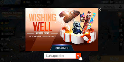 Dapat Emote, Surfboard, Tas dan Parasut Gratis di Event Wishing Well Garena Free Fire Indonesia