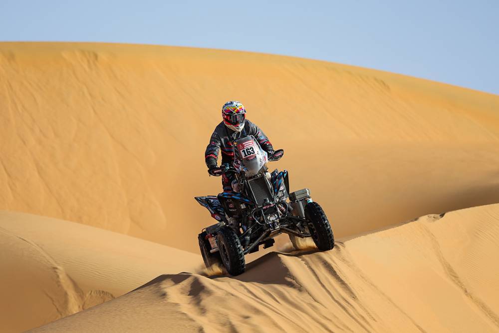 Dakar 2023: En quads Marcelo Medeiros sumó su cuarto triunfo en fila en la etapa 13