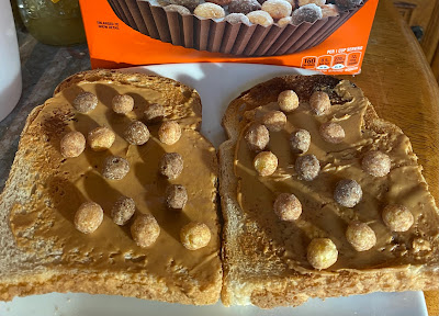 Reese's Puffs on toast