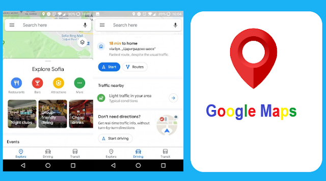  Google banyak melaksanakan pembaharuan terhadap beberapa aplikasi Update Tampilan Baru Google Maps 