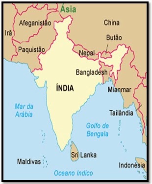 Resultado de imagem para mapa sobre Butão, China e Índia