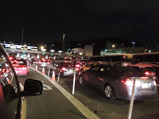 Lincoln Tunnel traffic jam NYC