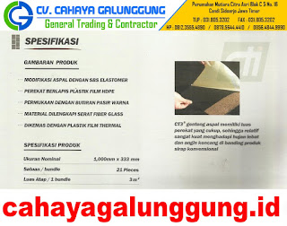 Atap Cti CT3 Tab Shingles Bitumen