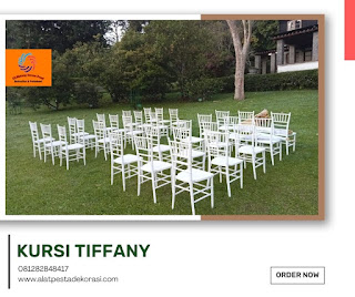 Sewa Kursi Tiffany Putih Berkualitas Jakarta