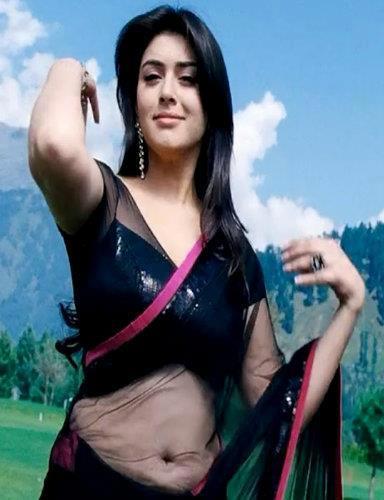 hansika wallpapers in black saree