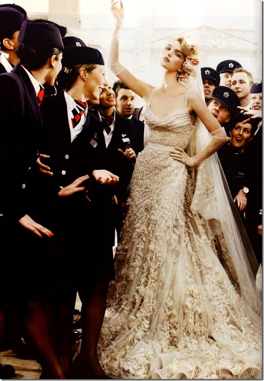 Mario photographed the models in this wedding editorial also inspired by 