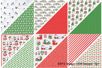 Craft with Beth: Stampin' Up! Santa's Workshop Specialty Designer Series Paper DSP Patterned Paper Graphic