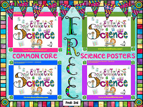 FREE Secret Stories® Common Core Science Posters for PK-3rd Grade