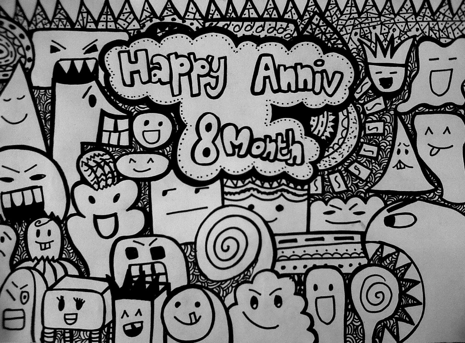 Contoh kejutan anniversary simple mojang ngeksis my doodle
