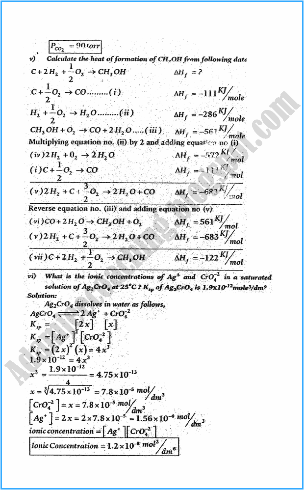 xi-chemistry-numericals-solve-past-year-paper-2015