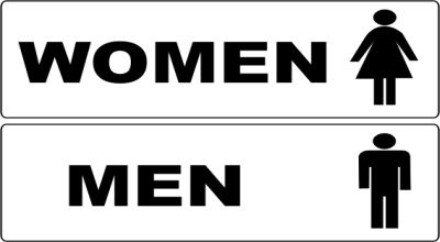 cinta abadi Logo Toilet Pria Dan Wanita