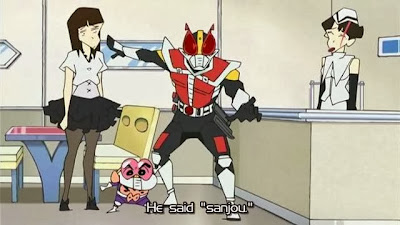 Crayon Shin-chan and Kamen Rider: Den-O vs. Shin-O