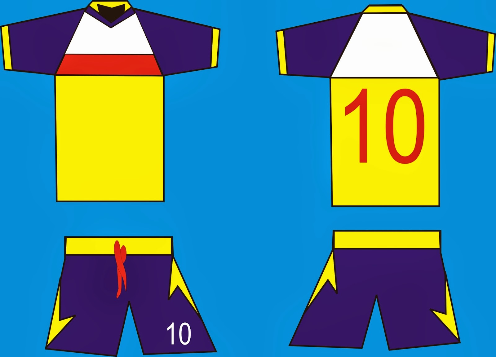 Contoh Desain Baju Bola Photoshop  1001desainer