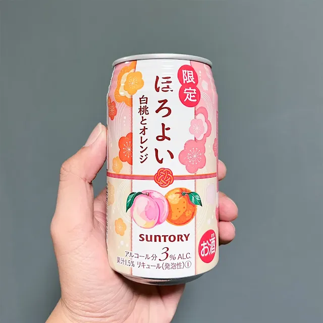 三得利微醉雞尾酒/白桃柳橙 (Suntory Horoyoi/Peach & Orange)