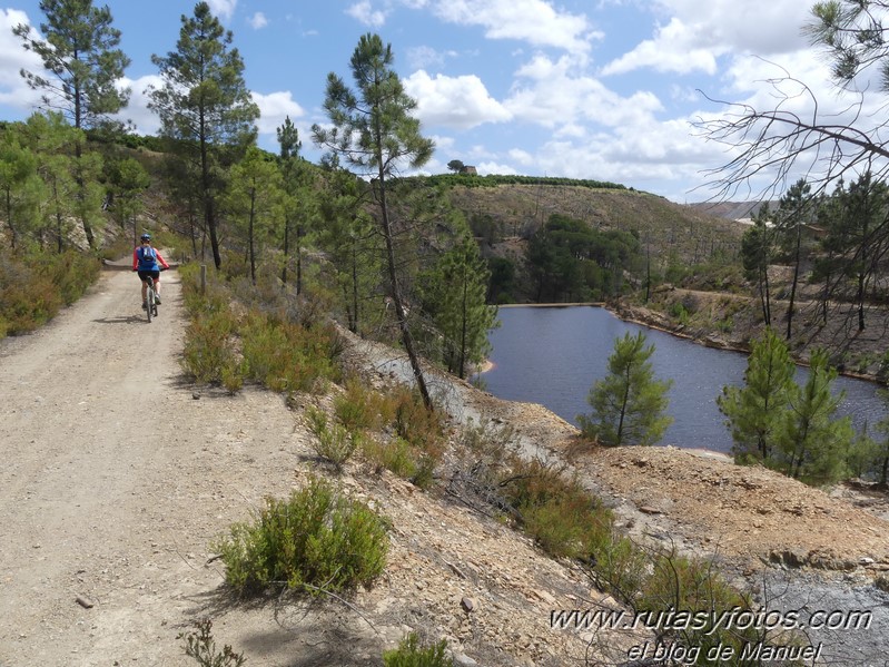 Castillo de las Guardas - Minas de Río Tinto en BTT