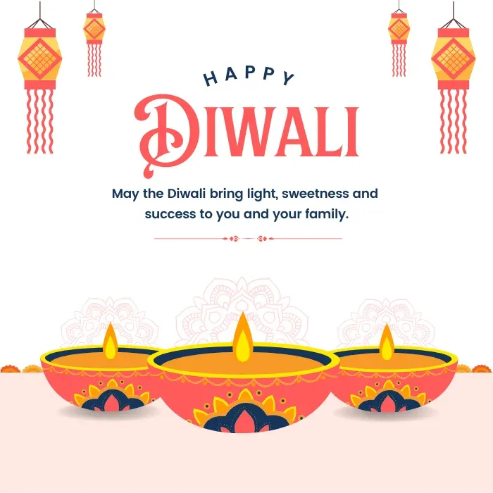 Simple Diwali 2023 Whatsapp Profile Pic