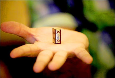 World's smallest handwritten Holy Koran! (Photo)