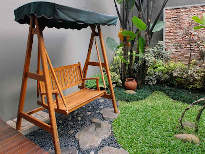 taman rumah minimalis untuk tempat santai