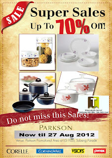 Corelle Corningware Pyrex Super Sales 2012