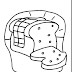 Dibujos de pan para colorear