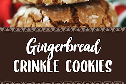 GINGERBREAD CRINKLE COOKIES