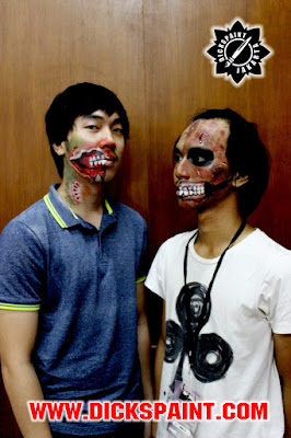 face painting zombie jakarta