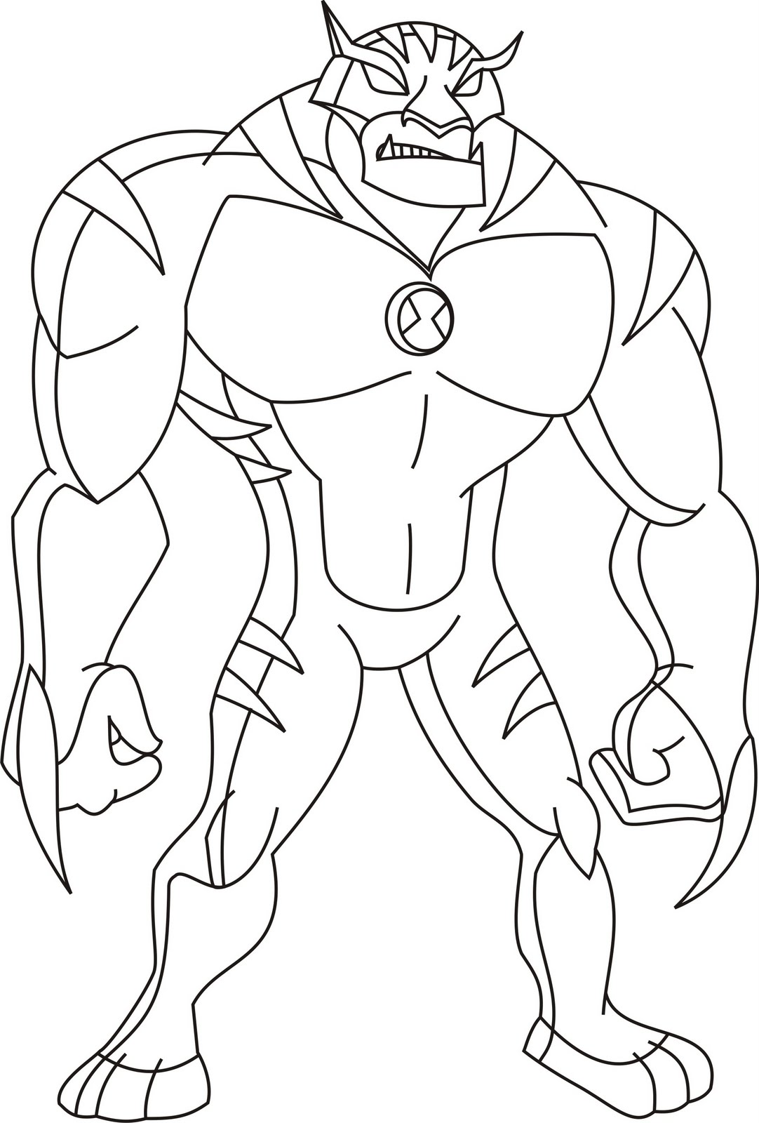 Ben 10 Ultimate Alien Coloring Pages 4