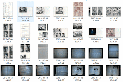 Windows Folder With Digital Family History Douments