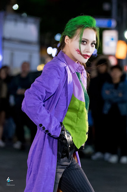 Kostum Halloween Idola KPop Siyeon DreamCatcher - Joker