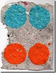 newspaper with circle pulp